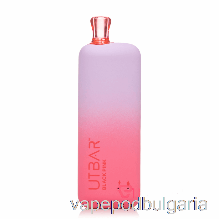 Vape 10000 Дръпки Flum Ut Bar 6000 Disposable Black Pink